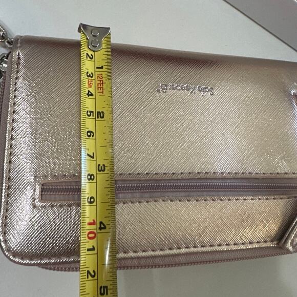 Mundi Est. 1969  A Safe Keeper Wallet . light Rose gold glitter color. Brand New - Picture 9 of 12